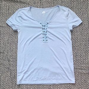 SO Relaxed Criss-Crossed Tee